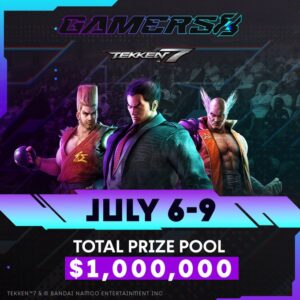 過去最大級のeスポーツイベント「Gamers8」にて『鉄拳7』が採用決定。賞金総額100万ドル、イベント全体では4500万ドル