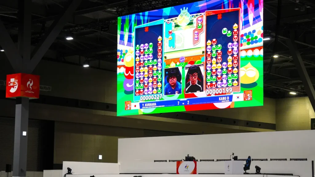 ぷよぷよeスポーツ日本選手団最年少の栗原悠輝選手、アジア大会のeスポーツ競技。